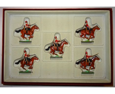 New Toy Soldiers, H.M. of G.B. Devon Yeomanry in original box (G, one plume missing, box G-F) Nostalgia Grasshopper Gun and o