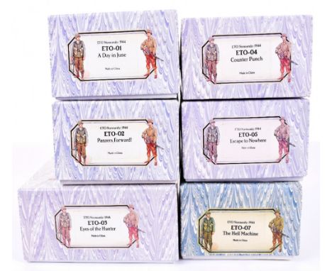 Old North West Trading Co. Second World War 54mm scale, matt finish, sets ET01, ET02, ET03, ET04, ET05 and ET07 in original b