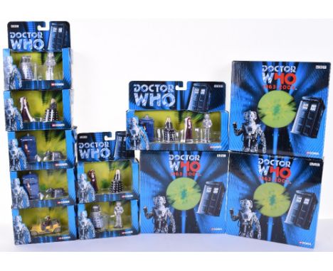Eleven Corgi Toys BBC Doctor Who Diecast Collectable Models, 3 x TY96203 40th Anniversary Gift Set, TY96101 Bessie & Dr Who, 
