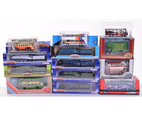 Various Diecast Models including, 6 x Corgi Rail Legends-Nunney Castle-Call boy-Silver Link-Mallard-Flying Scotsman-Tornado, 