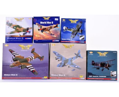 Six Corgi The Aviation Archive Models: AA31704 World War II Above and Beyond Short Sunderland I, with certificate 1:144 scale