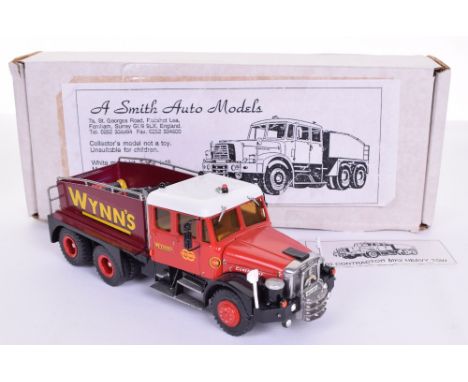 A Smith Auto Models C100 Scammell Contractor MK2 Heavy Tow Truck, 1:48 Scale, hand built white metal kit, professionally buil