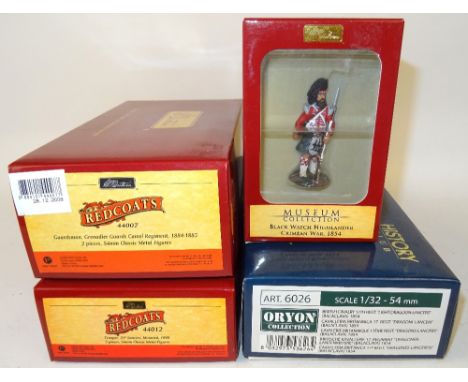 Britains British Army, Redcoats sets 44007, 440012, 44018, 44030 and 44037, Zulu War 45013, Crimean War Oryon Collection set 