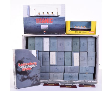 Atlas Editions Legendary Warships of WWII, including HMS Duke of York, Tirpitz, Roma, HMS Barham, Bismark, HMS Hood, HMS Pric