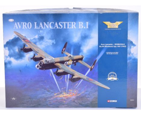 Corgi The Aviation Archive, Avro Lancaster AA32603 –R5508/KM-B No.44 (Rhodesia) Sqn, RAF (1942)  in mint boxed condition, wit