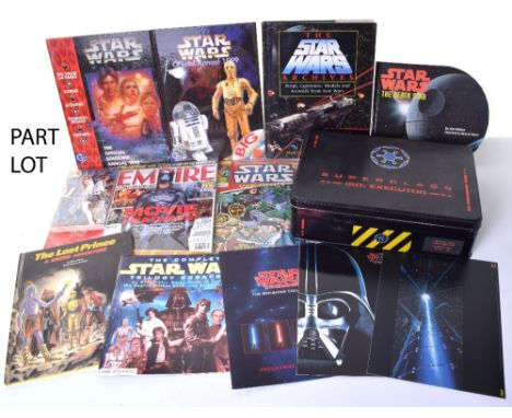 Selection of Star Wars Books & Graphic Novels, consisting of Star Wars Chronicles in deluxe Superclass ISD Executor tin, Star