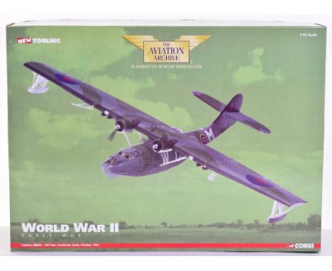 Corgi The Aviation Archive AA36101 World War II Catalina MkIIA-209 Sqn Pembroke Dock, October 1941,in mint sealed boxed condi