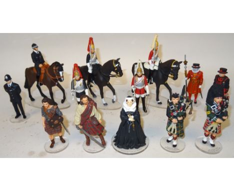 Corgi Icon London and Scotland Models 75mm scale matt finish, London: mounted and dismounted Life Guard, Royal Horse Guard an