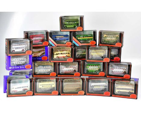 EXCLUSIVE FIRST EDITIONS; twenty-six 1:76 scale diecast model buses and coaches, to include '11108 A.1. Services Double Deck 