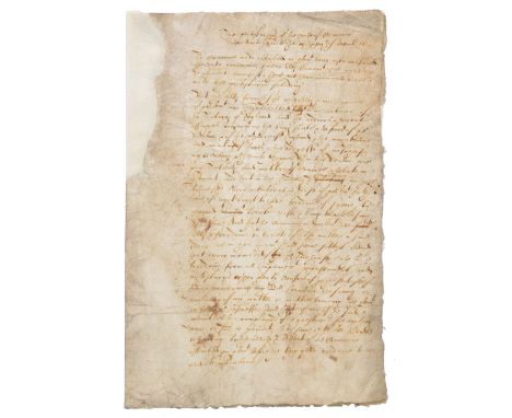 *Protestation of 1621. A contemporary manuscript copy of the Protestation of 1621,  being a declaration by the House of Commo