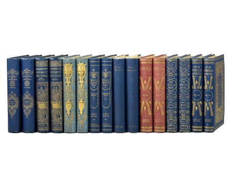 Irving (Washington). [Illustrated editions of 8 works], 16 volumes, G. P. Putnam, 1893-8 each work in 2 volumes, with numerou