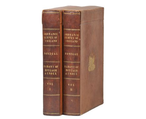 Ireland. Ordnance Survey of Ireland, Map of Donegal, Barony Of Boylagh, published Dublin 1835 - 36,  twenty-one engraved maps
