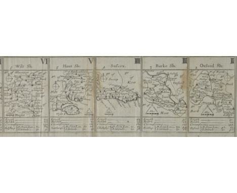 Morden (Robert, cartographer). A Brief Description of England and Wales, containing a particular account of each county..., e