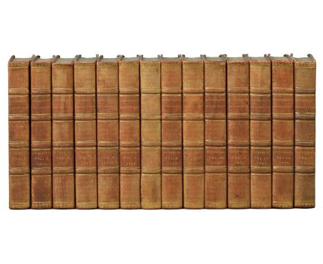 Ackermann (Rudolph). The Repository of Arts, Literature, Fashions, Manufactures &c., 14 volumes, second series, 1816-22, wood