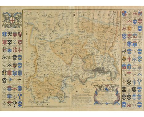 *Middlesex. Seale (R. W.). To the most noble Thomas Holles Pelham, Duke of Newcastle..., This map of the county of Middlesex 