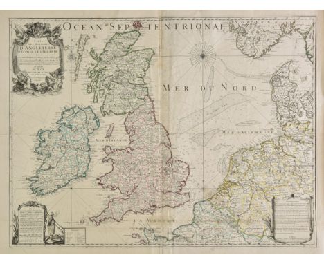 British Isles. Inselin (Charles), Carte des Royaumes D'Angleterre, D'Ecosse et D'Irlande..., published Paris, Alexis-Hubert J
