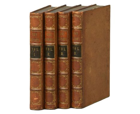 Cervantes Saavedra (Miguel de). Don Quixote de la Mancha, translated from the Original Spanish by Charles Jarvis, 4 volumes, 