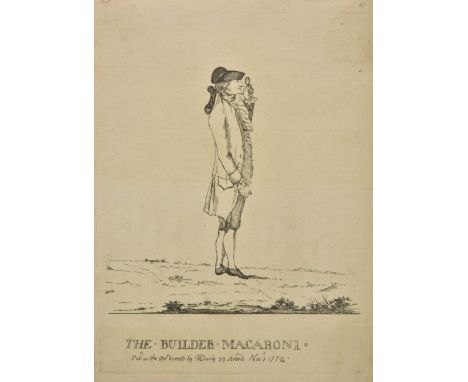 *Darly (Mary). A collection of twenty-seven etched caricatures, circa 1775, uncoloured etched caricatures, some dust soiling 