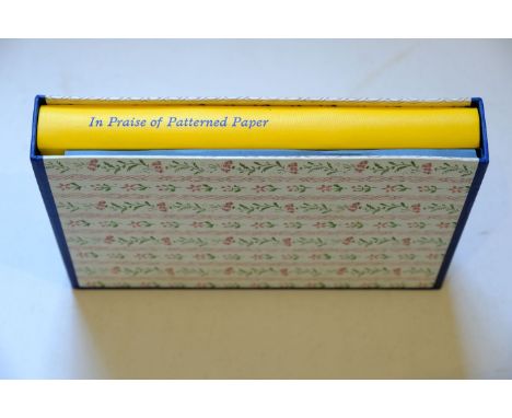 Incline Press. In Praise of Patterned Papers. A Collection of Essays by Paul Nash, Phyllis Barron, Enid Marx, Alan Powers, Se