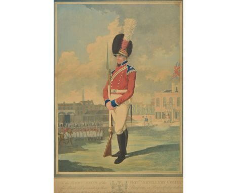 *Honourable Artillery Company. Walker (E., publisher), To the Gentlemen of the Honble. Artillery Company, This print represen