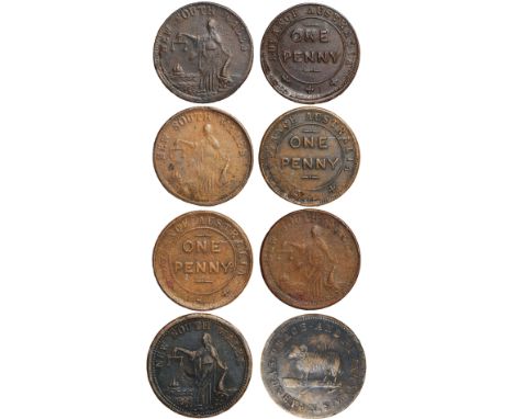 Tokens, Australia, Whitty and Brown, New South Wales, copper penny, ram to l. (G.309b; A.630; R.422); ADVANCE AUSTRALIA (Sydn