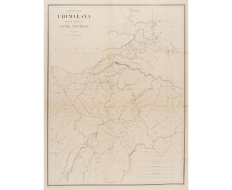 Asia.- Indian Himalayas.- Blumenthal (J.) Carte de L'Himalaya pour le voyage de Victor Jacquemont, from 'Voyage Dans L'Inde .