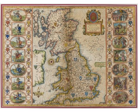 British Isles.- Speed (John) Britain as it was Devided in the Tyme of the English Saxons especially during their Heptarchy, d
