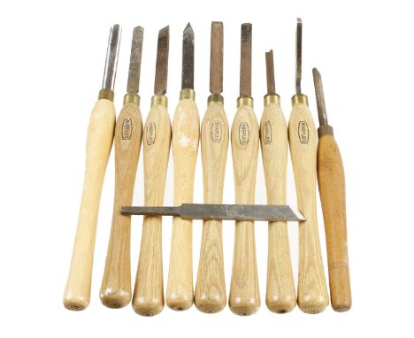 Nine turning tools G+ 