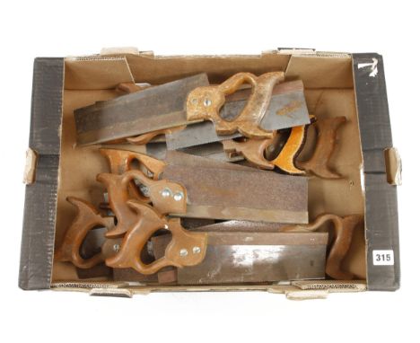 12 modern b/b saws, some light rust G- 