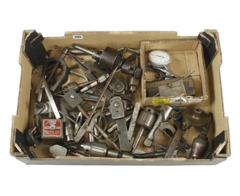 Two ECLIPSE magnetic bases and other engineer's tools G 