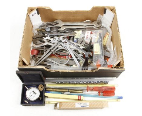 Quantity of spanners and engineering tools G 