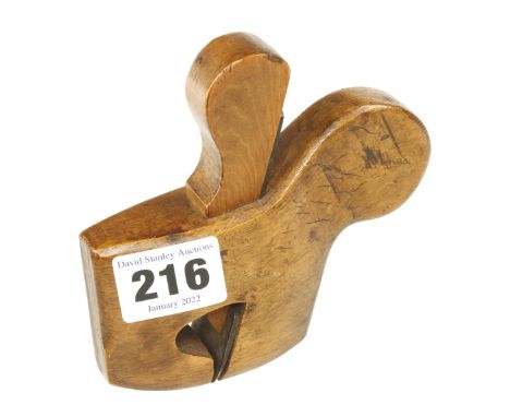 A small, shapely beech squirrel tailed compass plane the sole 2 1/2" x 7/8" G+