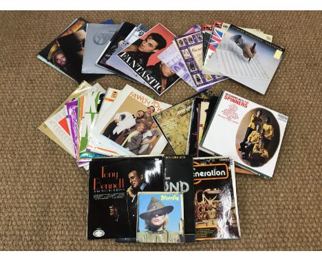 A quantity of vinyl records including LPs by Michael Jackson and others