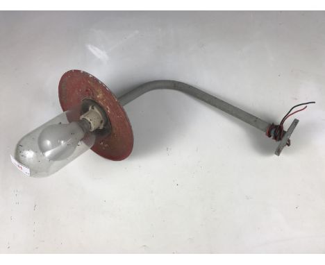 An industrial exterior light