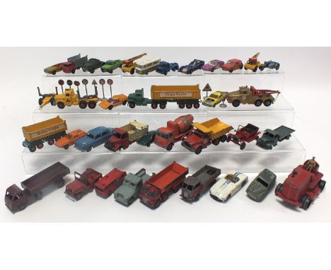 A group of twenty-one Dinky Toys suitable for spares or restoration, items to include a first series Foden with tail board, a