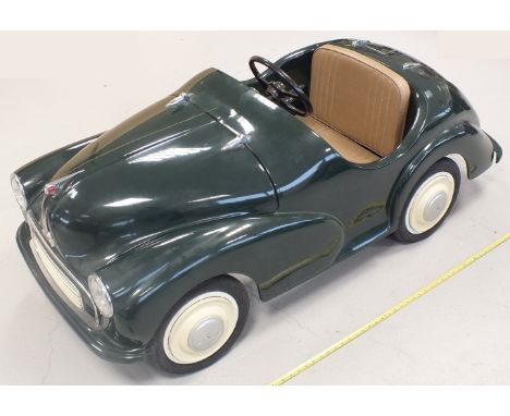 A Morris 1000 pedal car, circa 1993, one of fifty-six produced by the Morris Minor Centre of Bath, this one No 47, modelled a