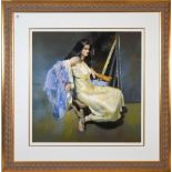 Robert Lenkiewicz (1941-2002), limited edition print 'Esther Seated' 288/475, with pencil
