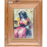 Robert Lenkiewicz (1941-2002), watercolour sketch of Esther Dalloway, painted as a gift to