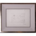Pablo Picasso (1881-1973), a signed edition Le Repos Du Sculpteur II, from la suite Vollard,