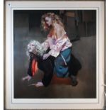 Robert Lenkiewicz (1941-2002), limited edition print 'The Painter with Lisa - Aristotle and