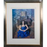 Robert Lenkiewicz (1941-2002), limited edition print 'Anna Seated' 364/475, with pencil