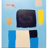 Phil Johns (British Contemporary), oil on canvas, 'Watershed 3', signed and labelled verso,