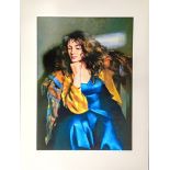 Robert Lenkiewicz (1941-2002), limited edition print 'Karen Seated' 96/475, with pencil