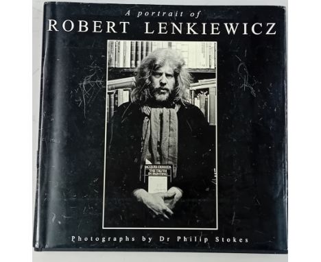 Robert O. Lenkiewicz (1941-2002), artist book, 'A Portrait of Robert Lenkiewicz', photographs by Dr Philip Stokes, published 