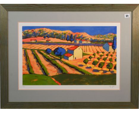 R. Paignton, two prints of rural landscapes, together with another similar, possibly by Barbara Brodie. (3)