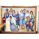 Robert Lenkiewicz (1941-2002), large scale oil on canvas, 'Project 17: Observations on Local