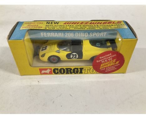 A Box Corgi Whizz Wheels Ferrari 206 Dino Sport. #344.