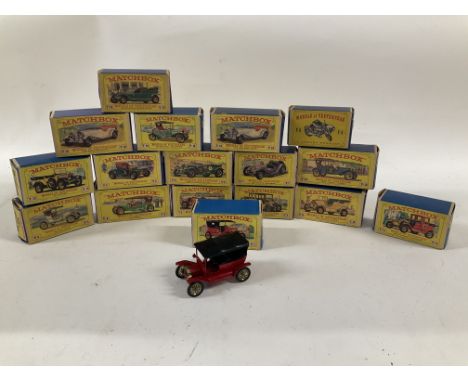 A Collection of Vintage Matchbox Models of Yesteryear. Boxed.