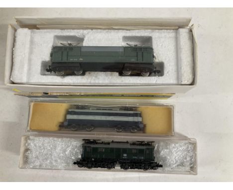 3 X N Gauge Diesel Electric Locos. Including Piko. Lima and Roko.