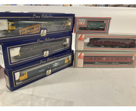 Collection of Lima Railway Model locomotives and coaches 00 gauge comprisingâ€¦ Class 50050 locomotive intercity Golden Jubil